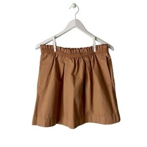 J. Crew Tan/Khaki Paper Bag Skirt